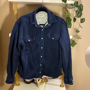 Taylor Stitch men’s navy Shacket size large